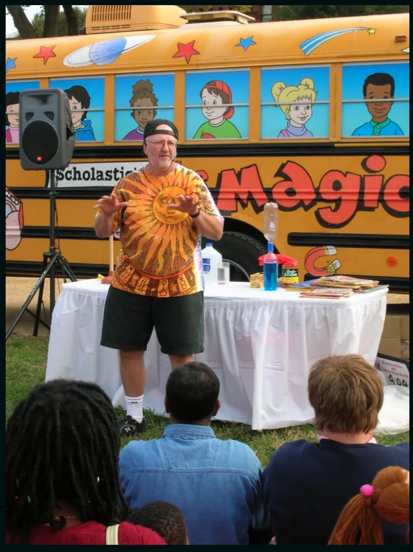 With the Magic School Bus at the National Book Festival